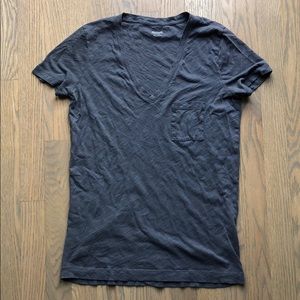 Madewell Whisper V-neck Cotton Tee